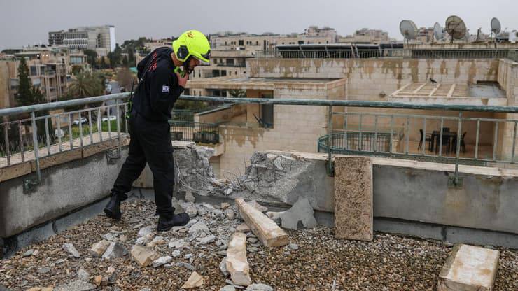 שברי יירוט פגעו בבית סגן הקונסול האמריקני בירושלים