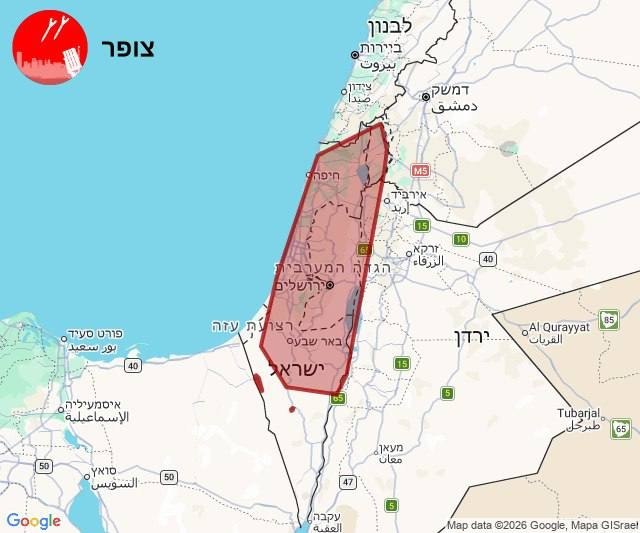 בפעם השניה בתוך חצי שעה צה"ל זיהה שיגור מלבנון לעבר יישובי הצפון