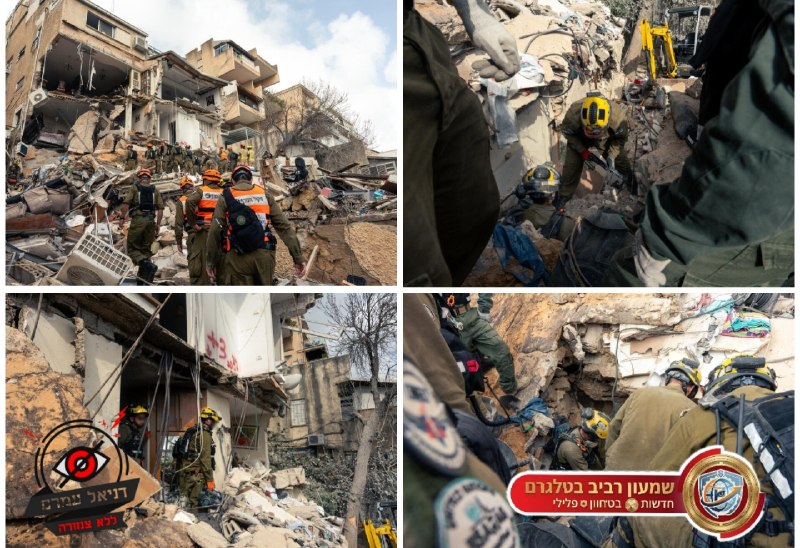 ארבעה הרוגים חולצו מתוך הריסות בניין בחיפה לאחר 18 שעות חילוץ מורכב