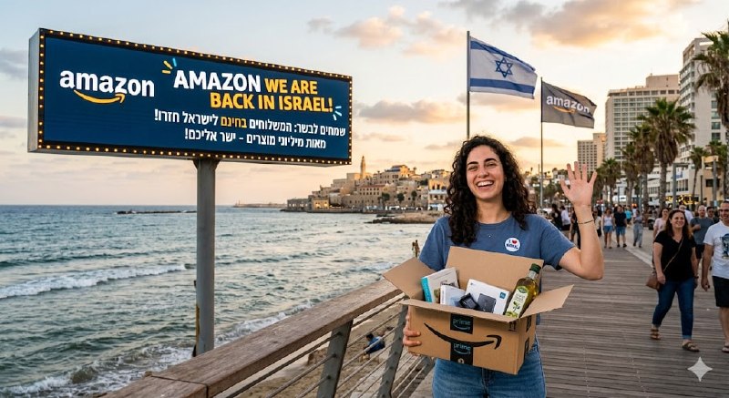 אמזון החלו לשלוח מוצרים בחינם לישראל - אל תחמיצו את המבצע!