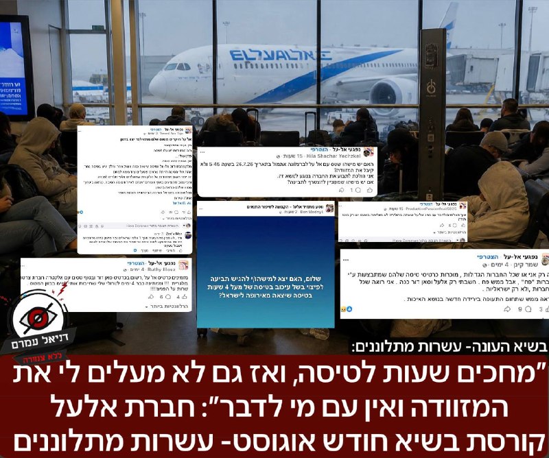 ״מחכים שעות לטיסה, ואז גם לא מעלים לי את המזוודה״: אל על קורסת בשיא חודש אוגוסט