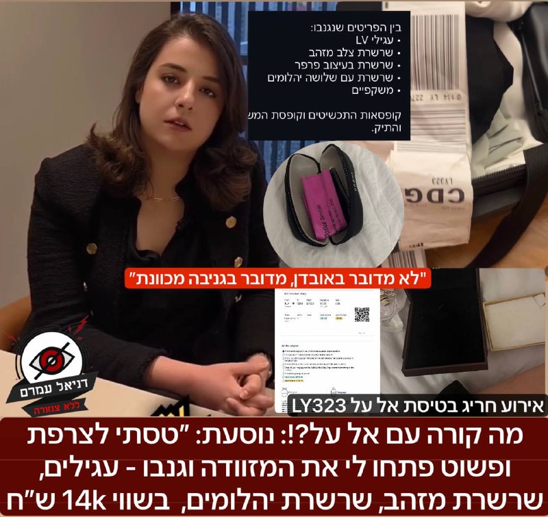 "גנבו לי מהמזוודה בטיסת אל על לצרפת תכשיטים בשווי 14,000 ש"ח"