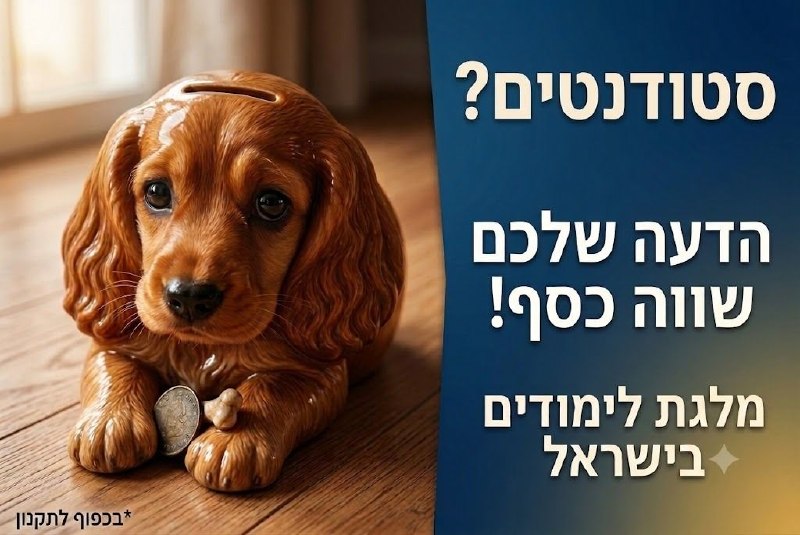 סטודנטים? יש לכם סיכוי לזכות במלגה!